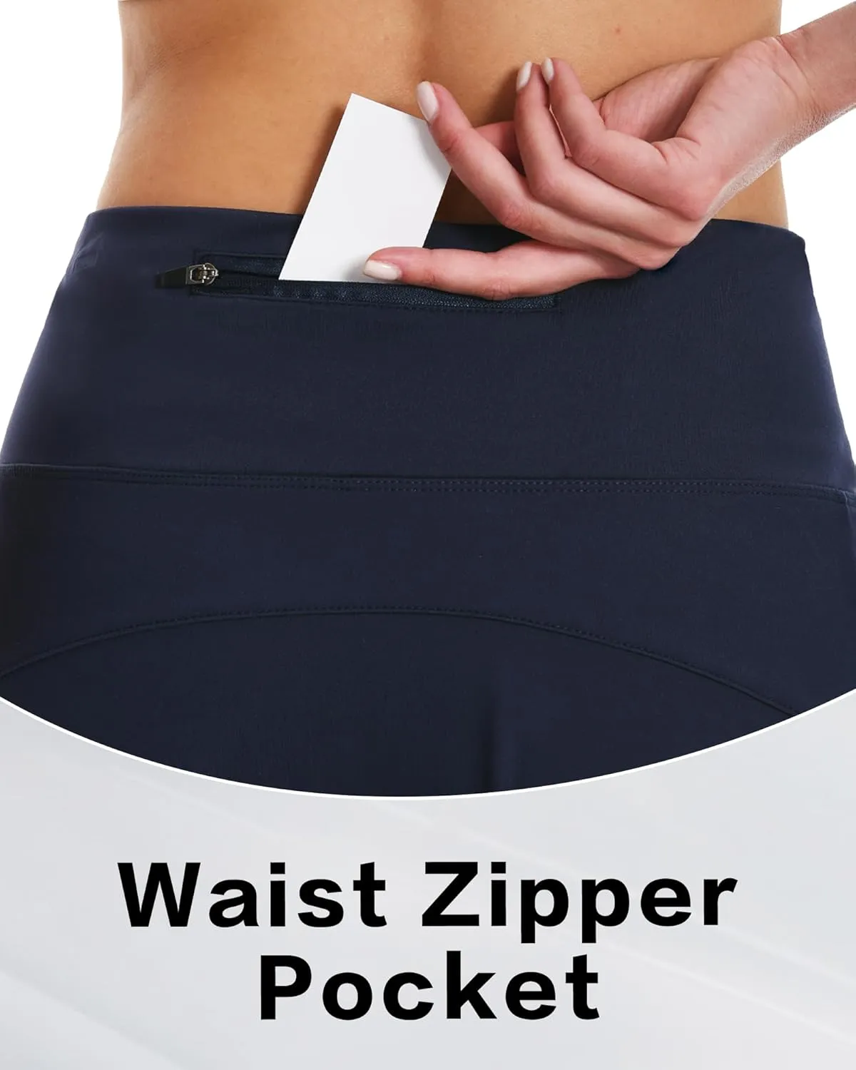 16" Golf Skorts Skirts for Women with Zipper Pockets Women's High Waisted Tennis Skirt Athletic Skort