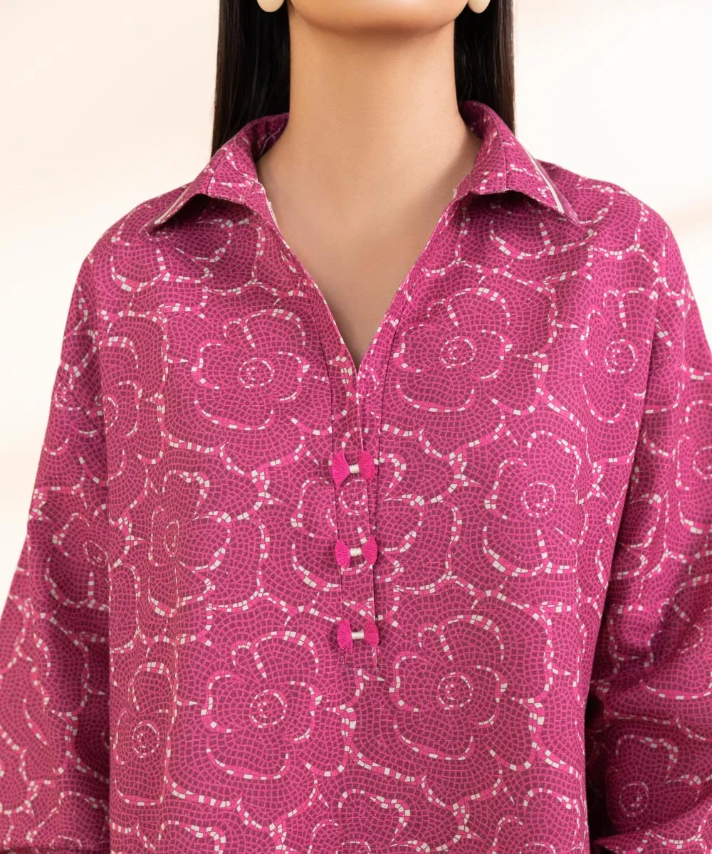 2 Piece - Printed Cambric Suit