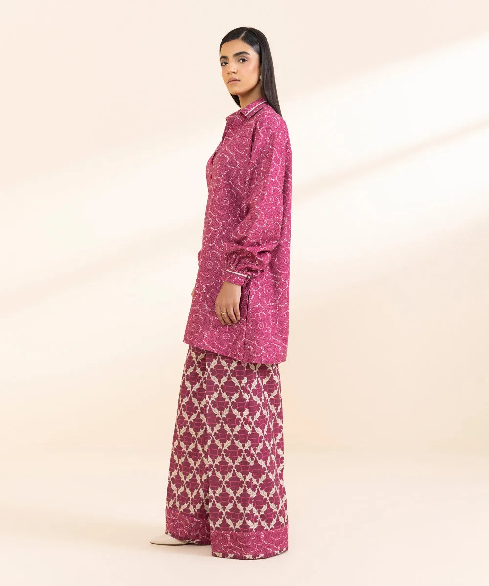 2 Piece - Printed Cambric Suit