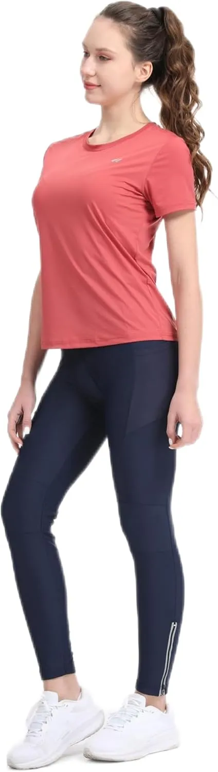 3-5 Pack Workout Shirts Women Running Quick Dry Crew Neck Gym Moisture Wicking T-Shirts Athletic Yoga Tee Top UPF 50 