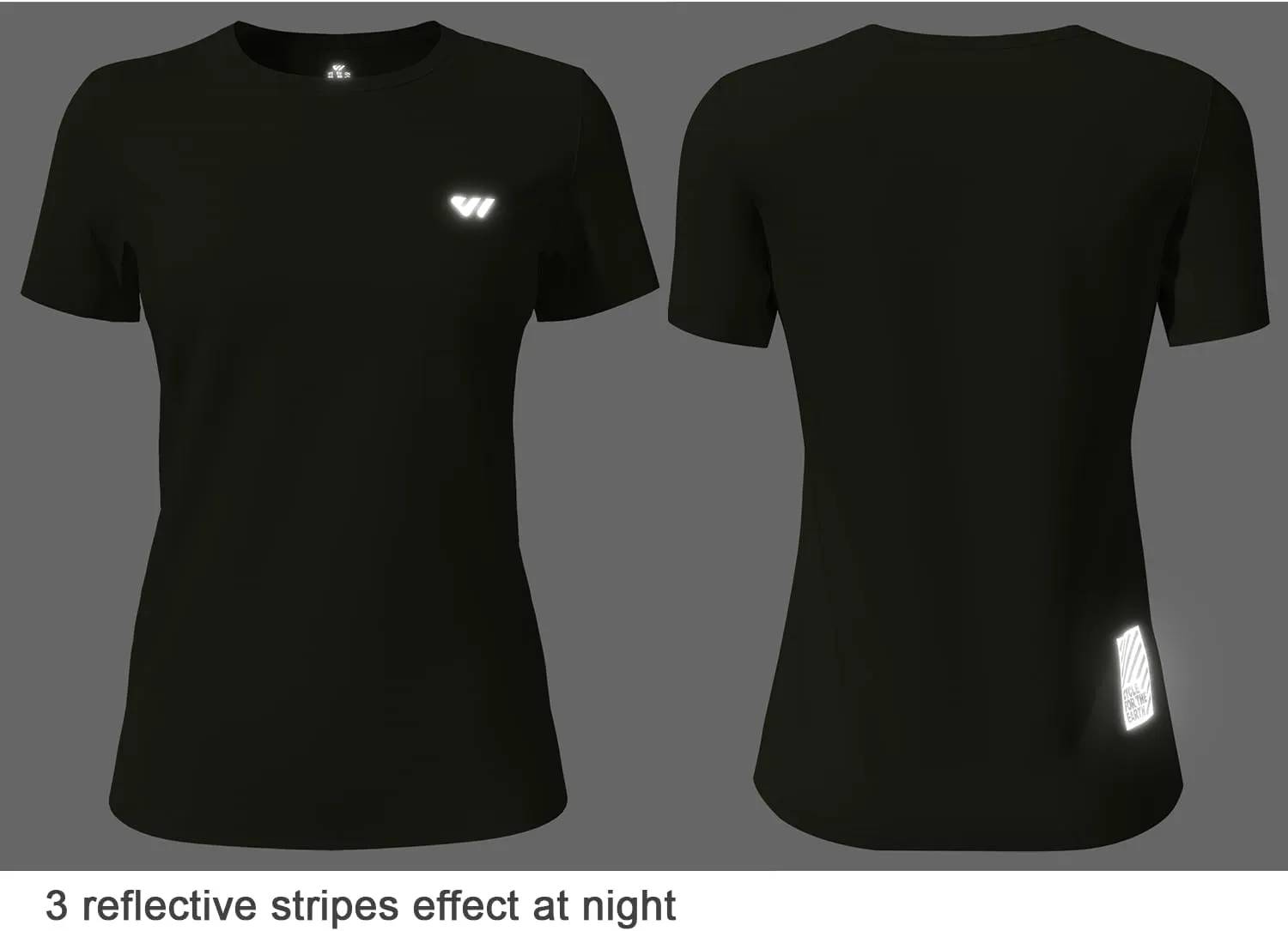 3-5 Pack Workout Shirts Women Running Quick Dry Crew Neck Gym Moisture Wicking T-Shirts Athletic Yoga Tee Top UPF 50 