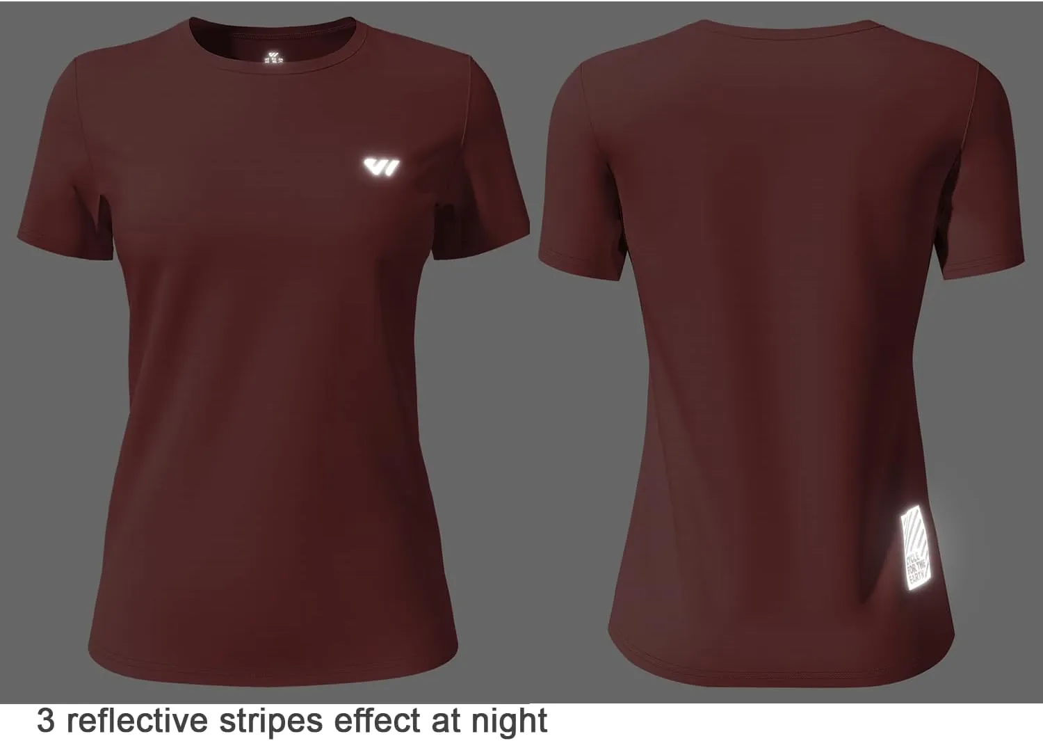 3-5 Pack Workout Shirts Women Running Quick Dry Crew Neck Gym Moisture Wicking T-Shirts Athletic Yoga Tee Top UPF 50 