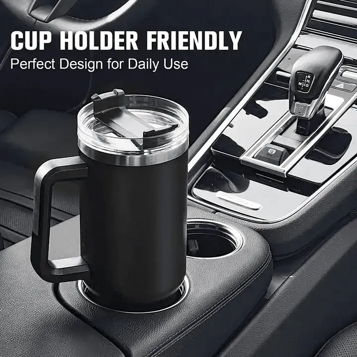 30oz Stainless Steel Tumblers  Insulated Travel Mug with Lid