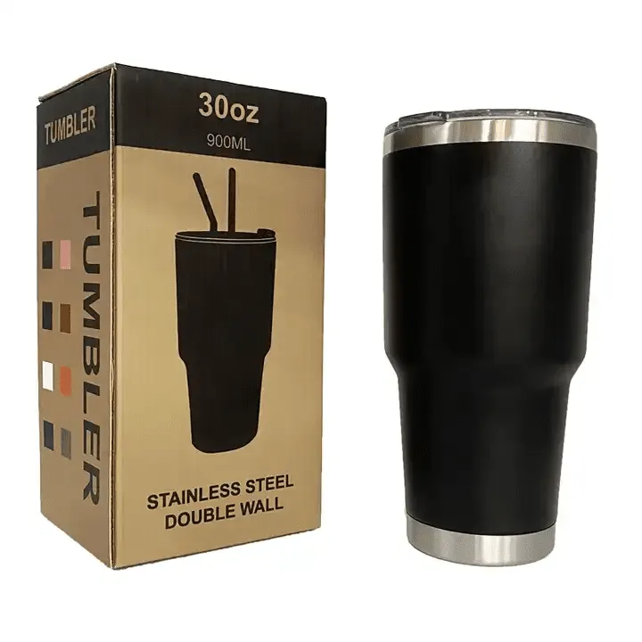 30oz Stainless Steel Tumblers  Insulated Travel Mug with Lid