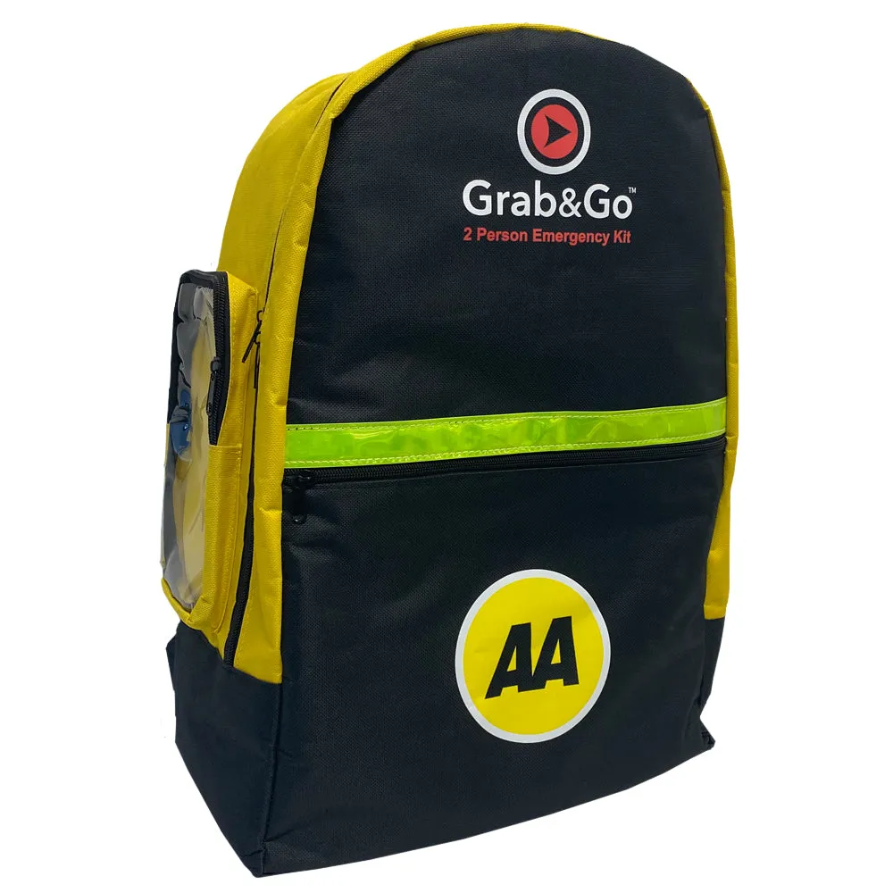 AA Grab & Go 2-Person Emergency Kit