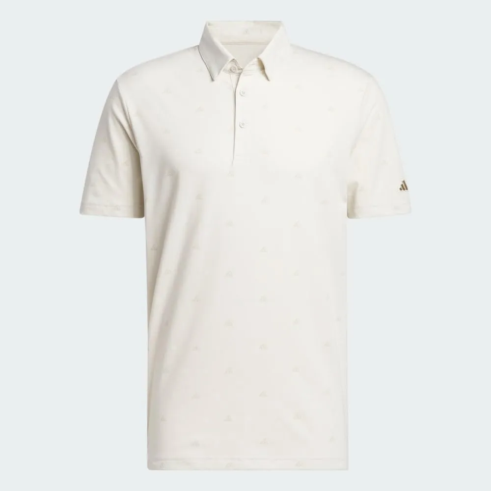 adidas Men's Go-to Mini-Crest Print Polo Shirt