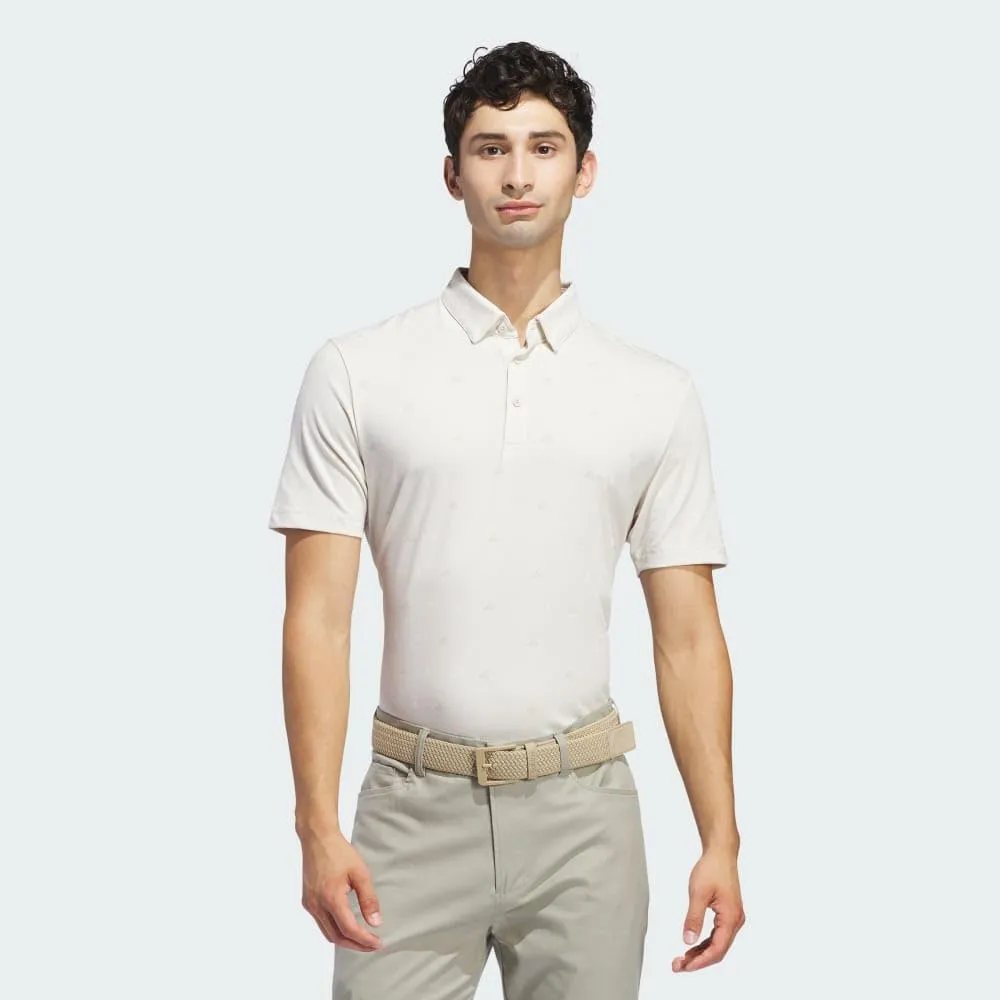 adidas Men's Go-to Mini-Crest Print Polo Shirt