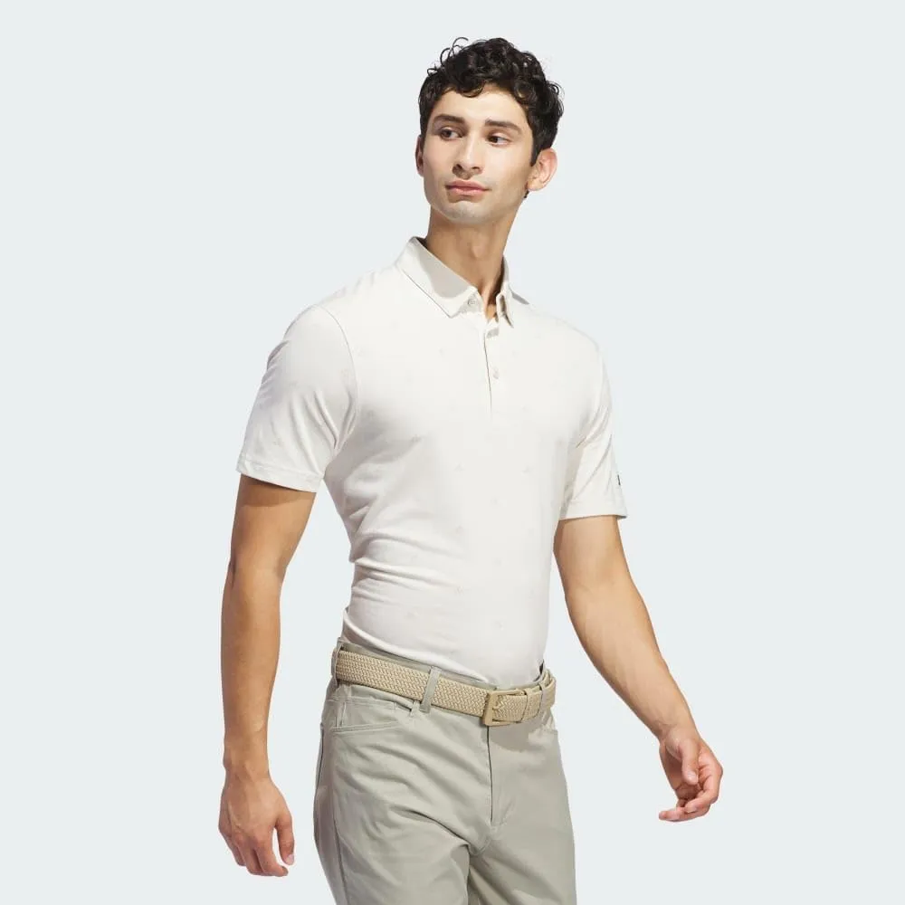 adidas Men's Go-to Mini-Crest Print Polo Shirt