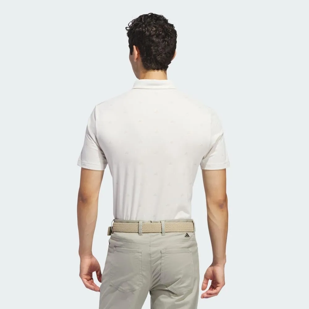 adidas Men's Go-to Mini-Crest Print Polo Shirt