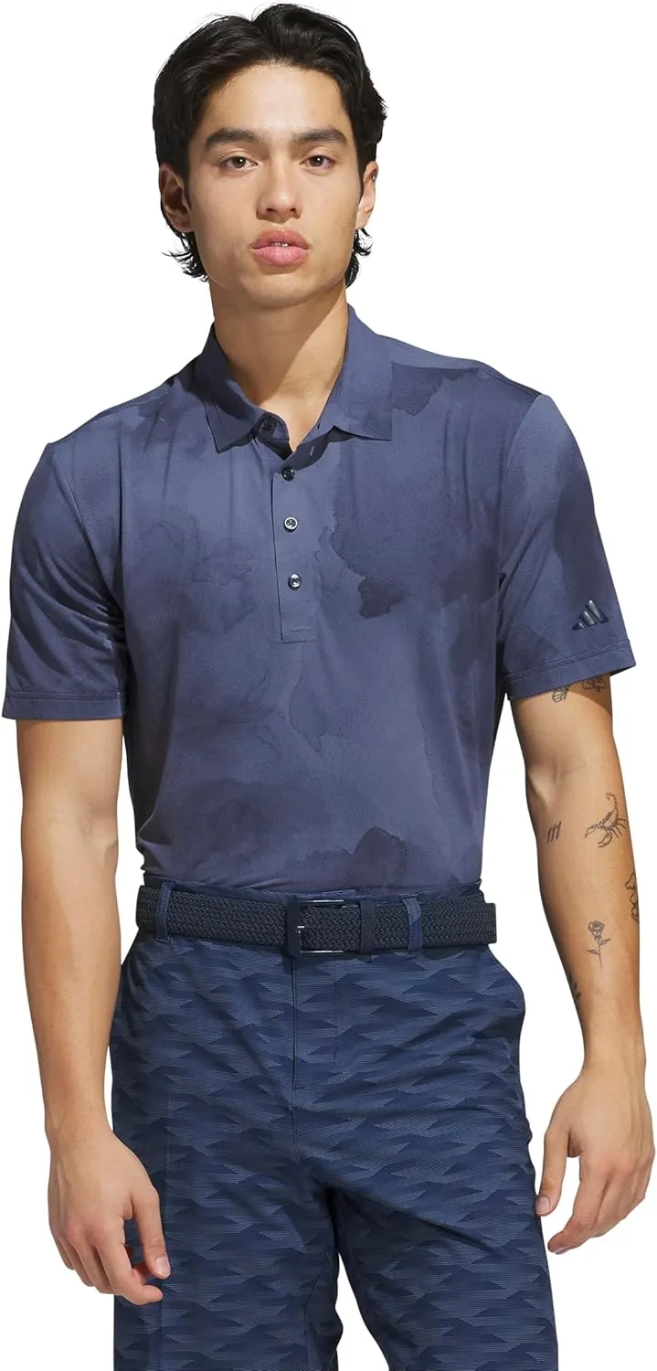 adidas Men's Ultimate365 Tour Printed Cool Feeling Polo Shirt