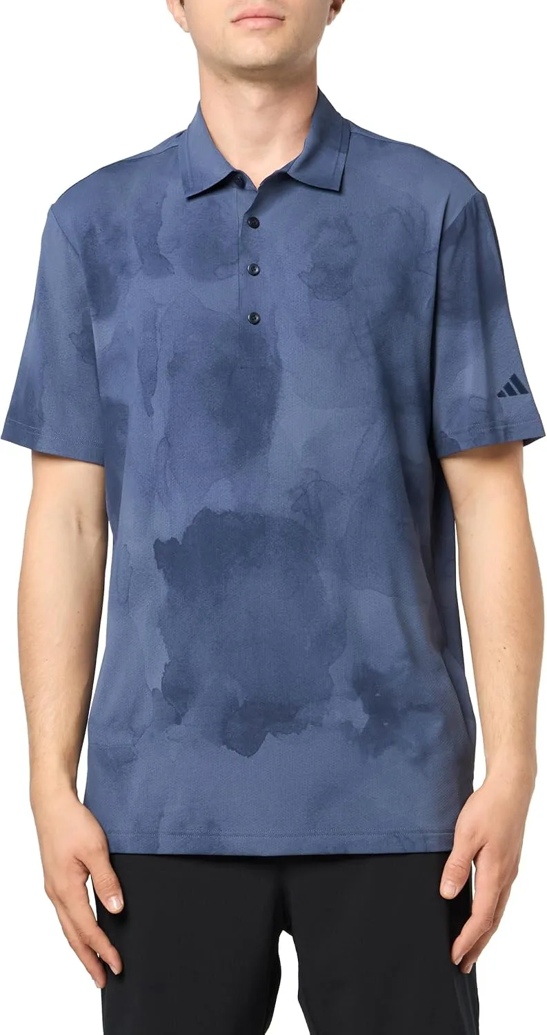 adidas Men's Ultimate365 Tour Printed Cool Feeling Polo Shirt