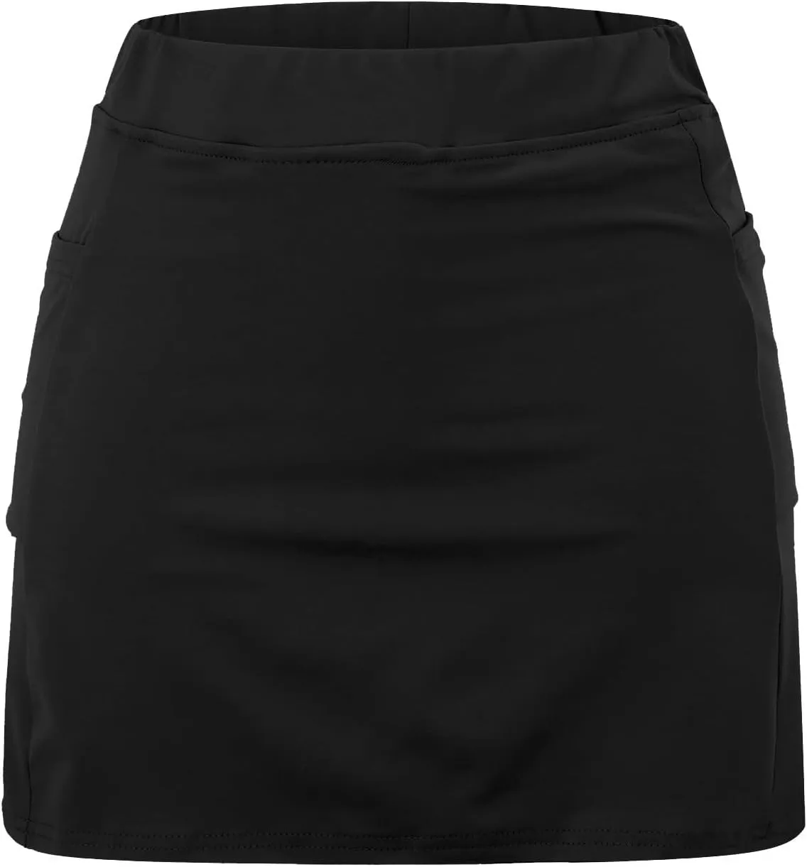 aihihe Golf Skirts for Women with Shorts Pink Dress Shorts Black Cotton Linen Skirt Women