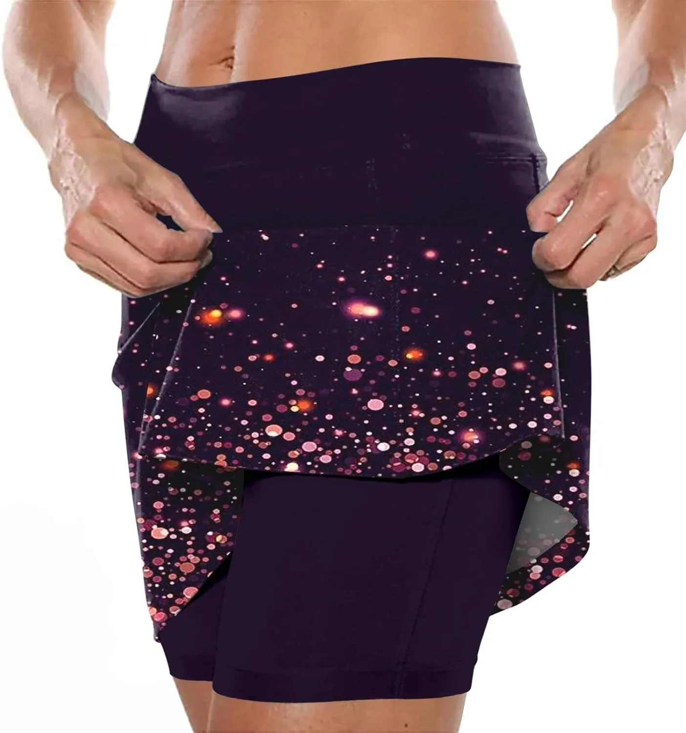 aihihe Pleated Golf Skirts for Women Plus Size Skorts for Women with Pockets Dressy Skorts for Women with Pockets Plus Size