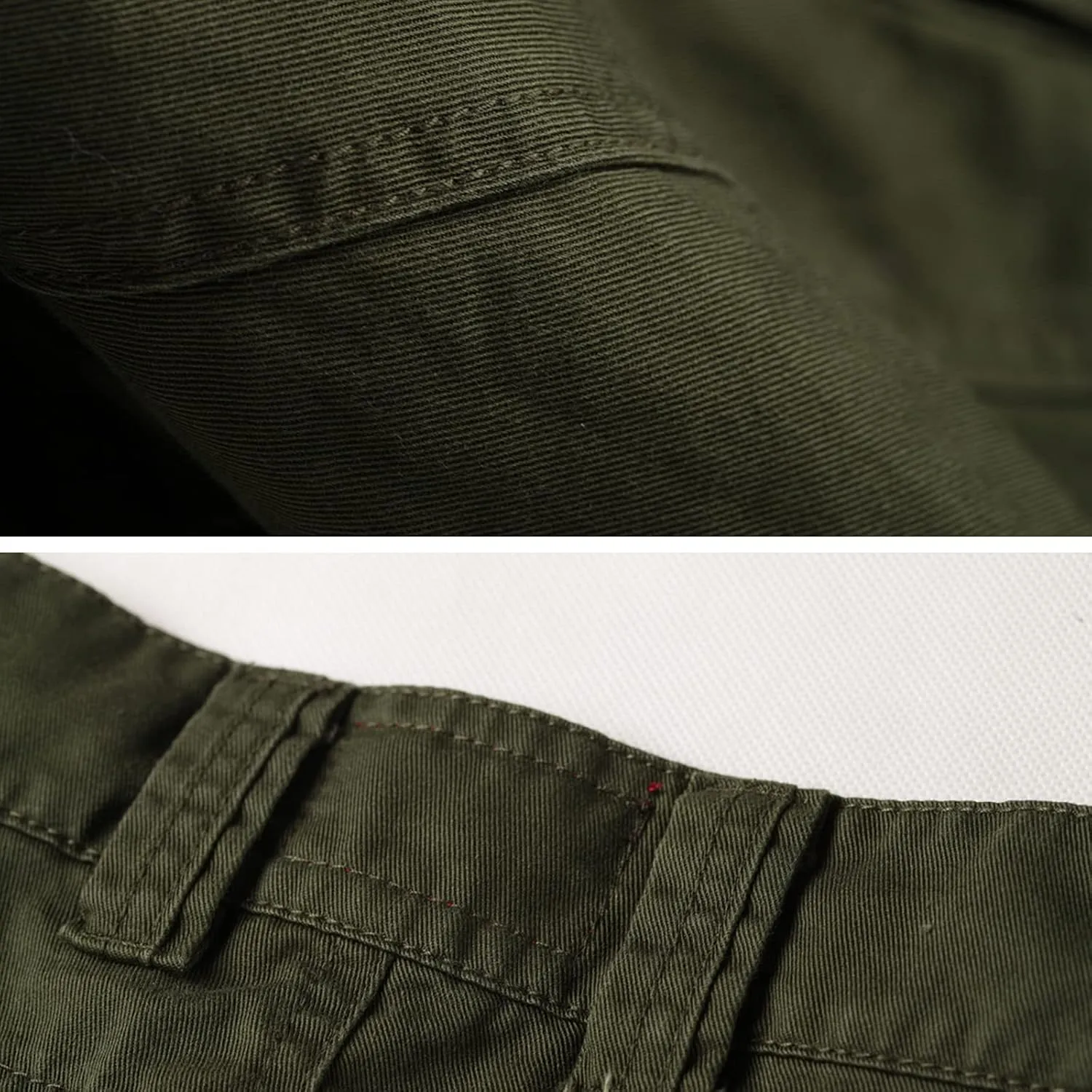 AKARMY Women's Cotton Casual Work Pants Camouflage Cargo Pants Parachute Pants for Women with Pockets