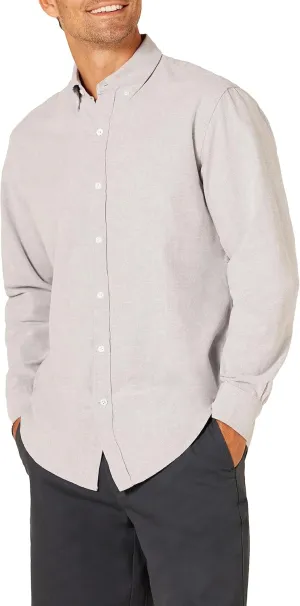 Amazon Essentials Men's Regular-Fit Long Sleeve Oxford Shirt