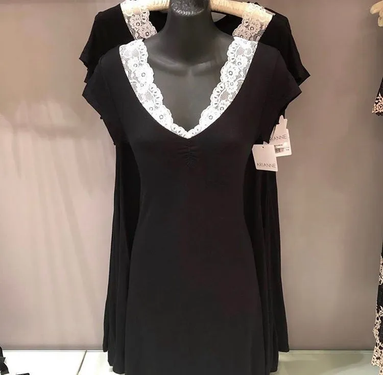 Arianne Chris Moisture Wicking Cap Sleeve Nightgown