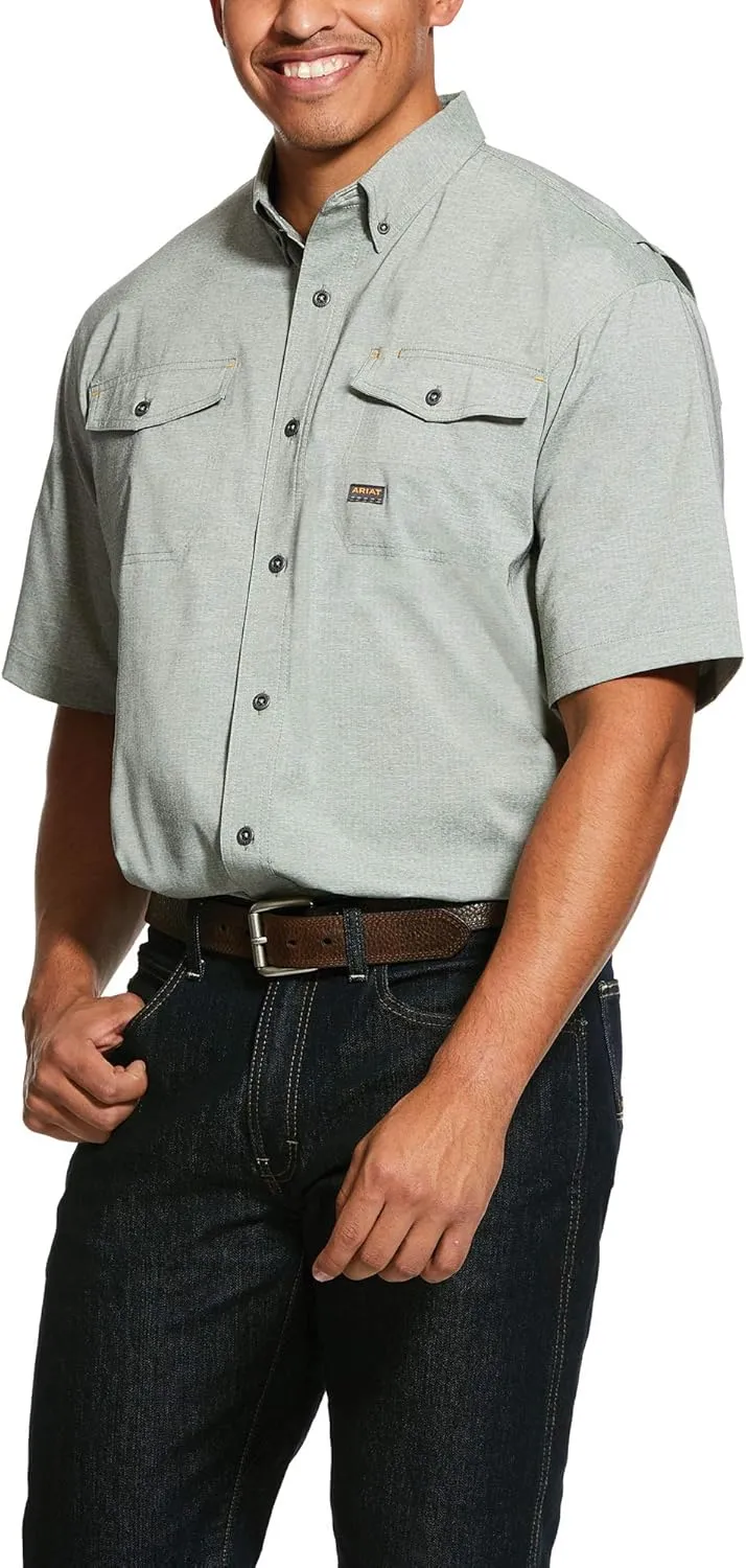 Ariat Men's Rebar Made Tough Venttek Durastretch Work Shirt