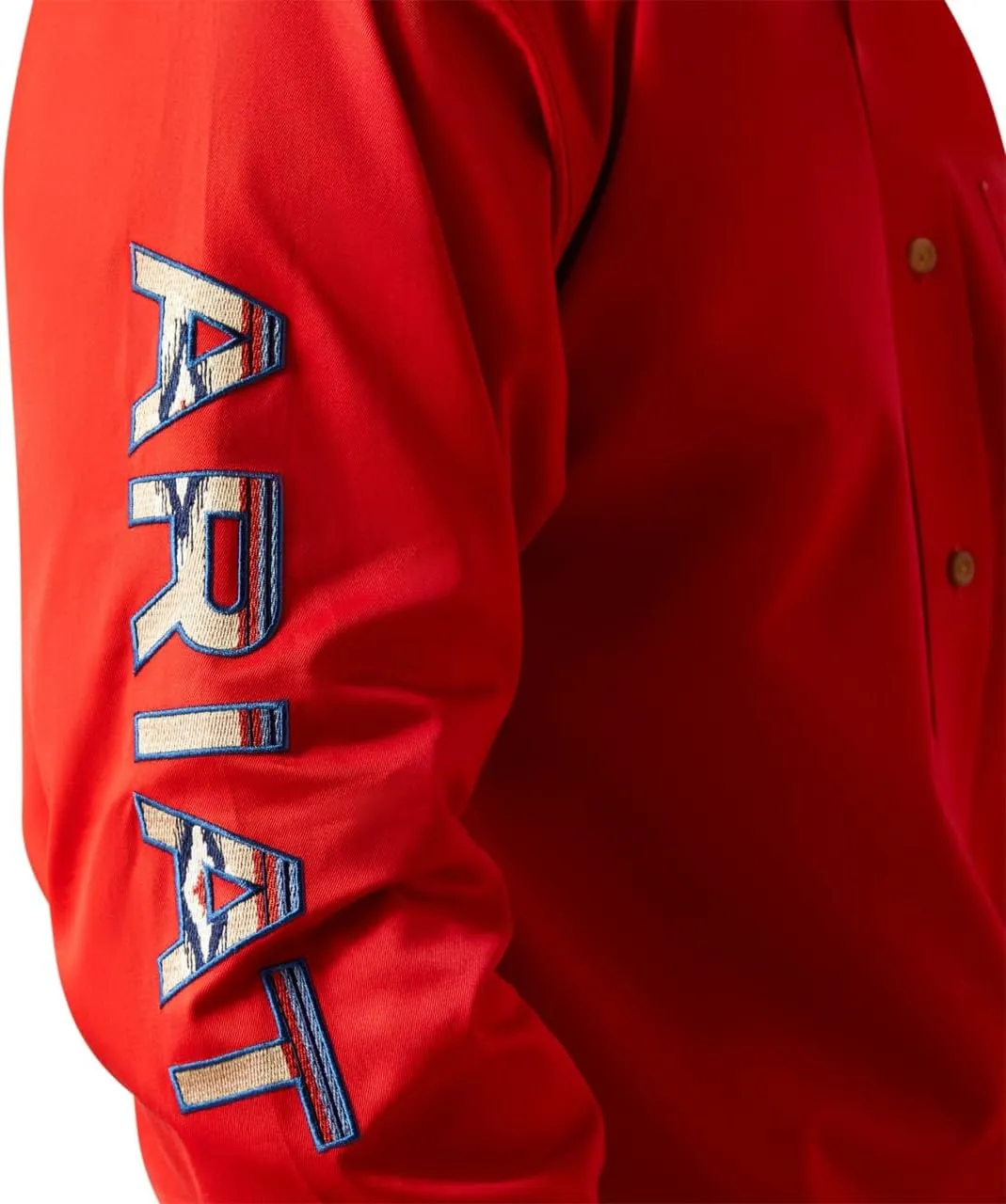 ARIAT Men's Team Logo Long Sleeve Button Down Shirt