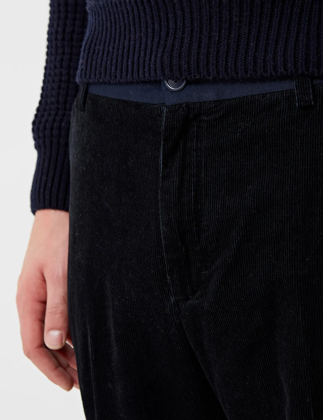 Barbour x Wood Wood Fidra Cord Trousers - Navy