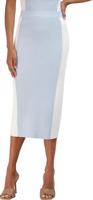 BCBGMAXAZRIA Women's Pull on Sweater Midi Pencil Skirt