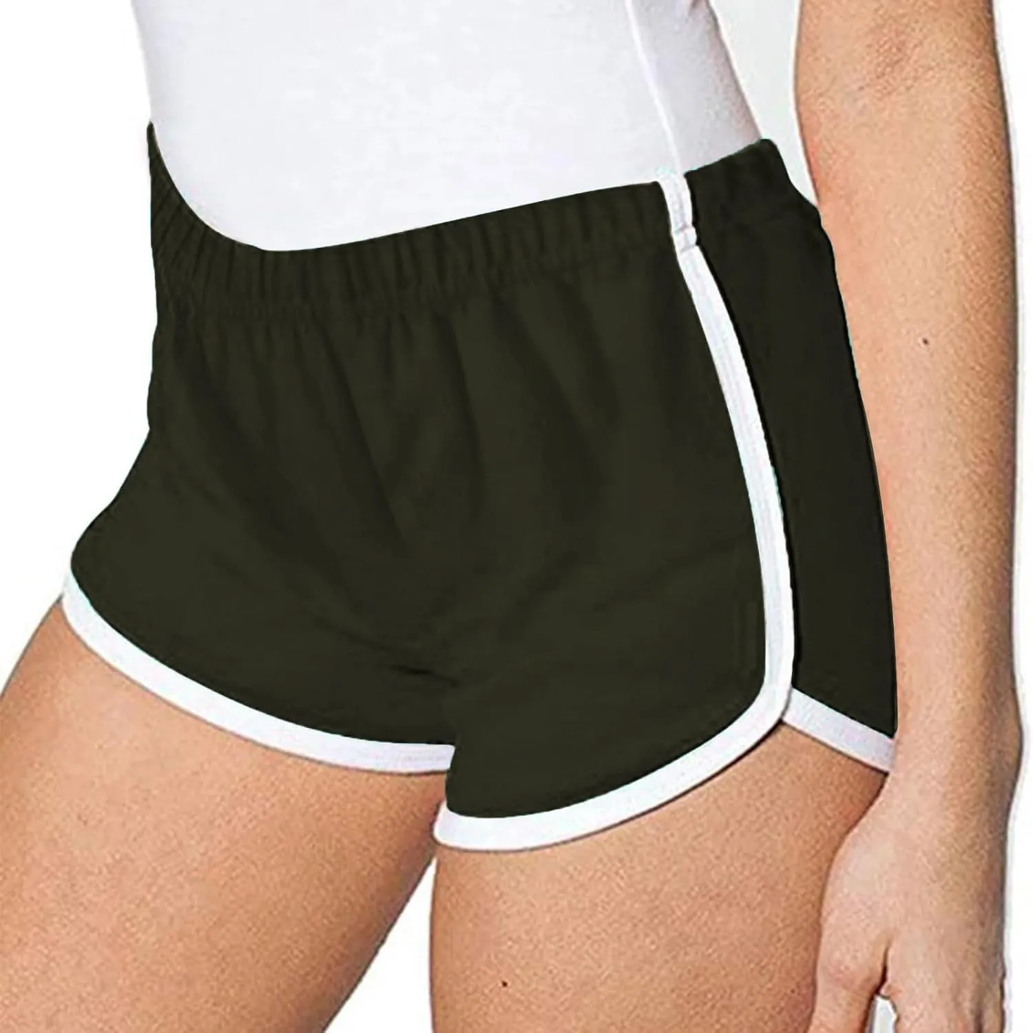Biker Shorts Women with Pockets Leg Casual Yoga Cropped Pants Biker Shorts Women with Pockets Jean Shorts for Women