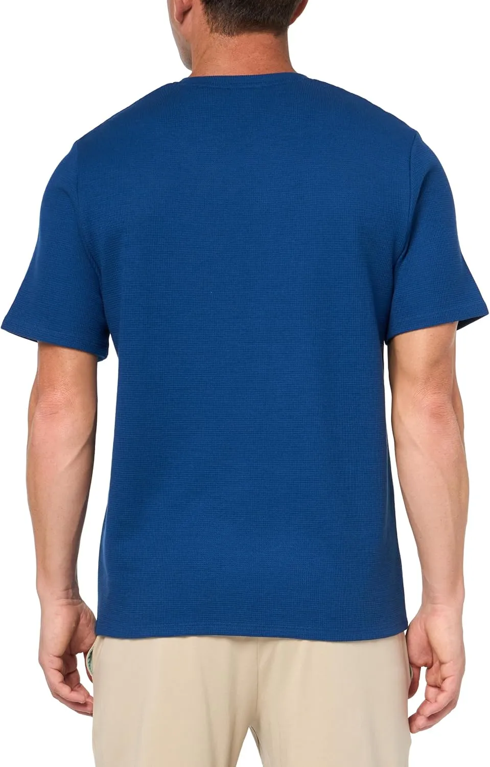 BOSS Men's Waffle Contrast Logo Short-Sleeve T-Shirt