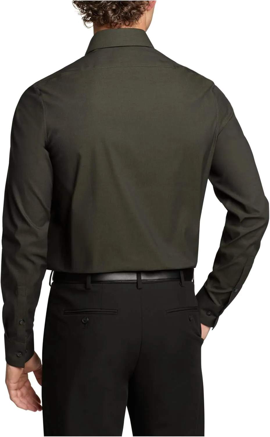 Calvin Klein Men's Dress Shirt Slim Fit Modern Pincord