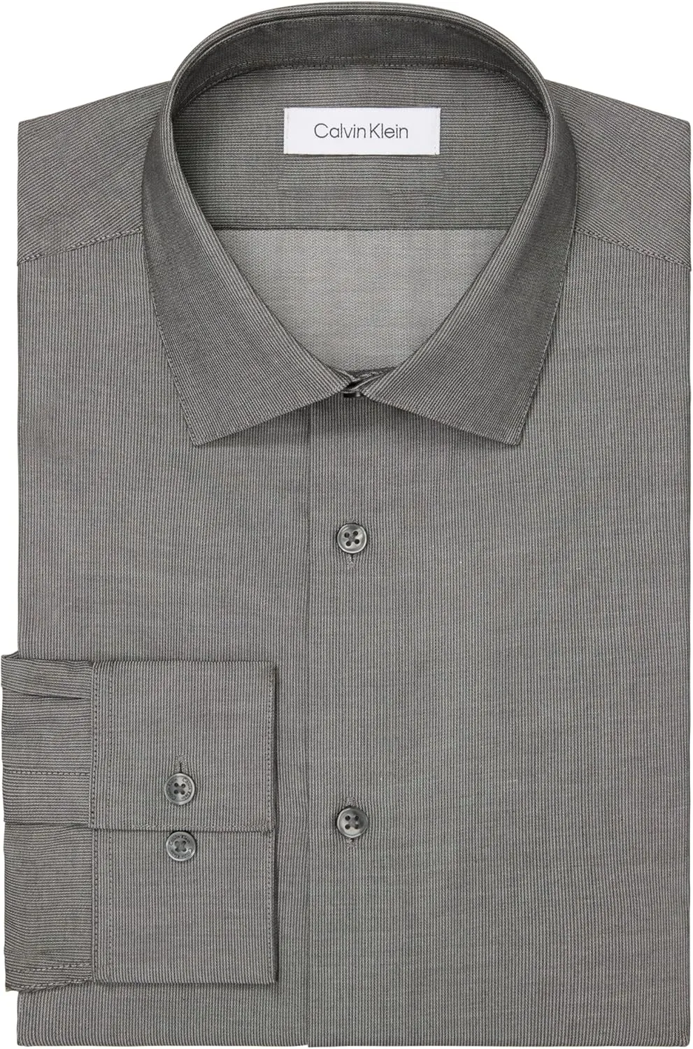 Calvin Klein Men's Dress Shirt Slim Fit Modern Pincord
