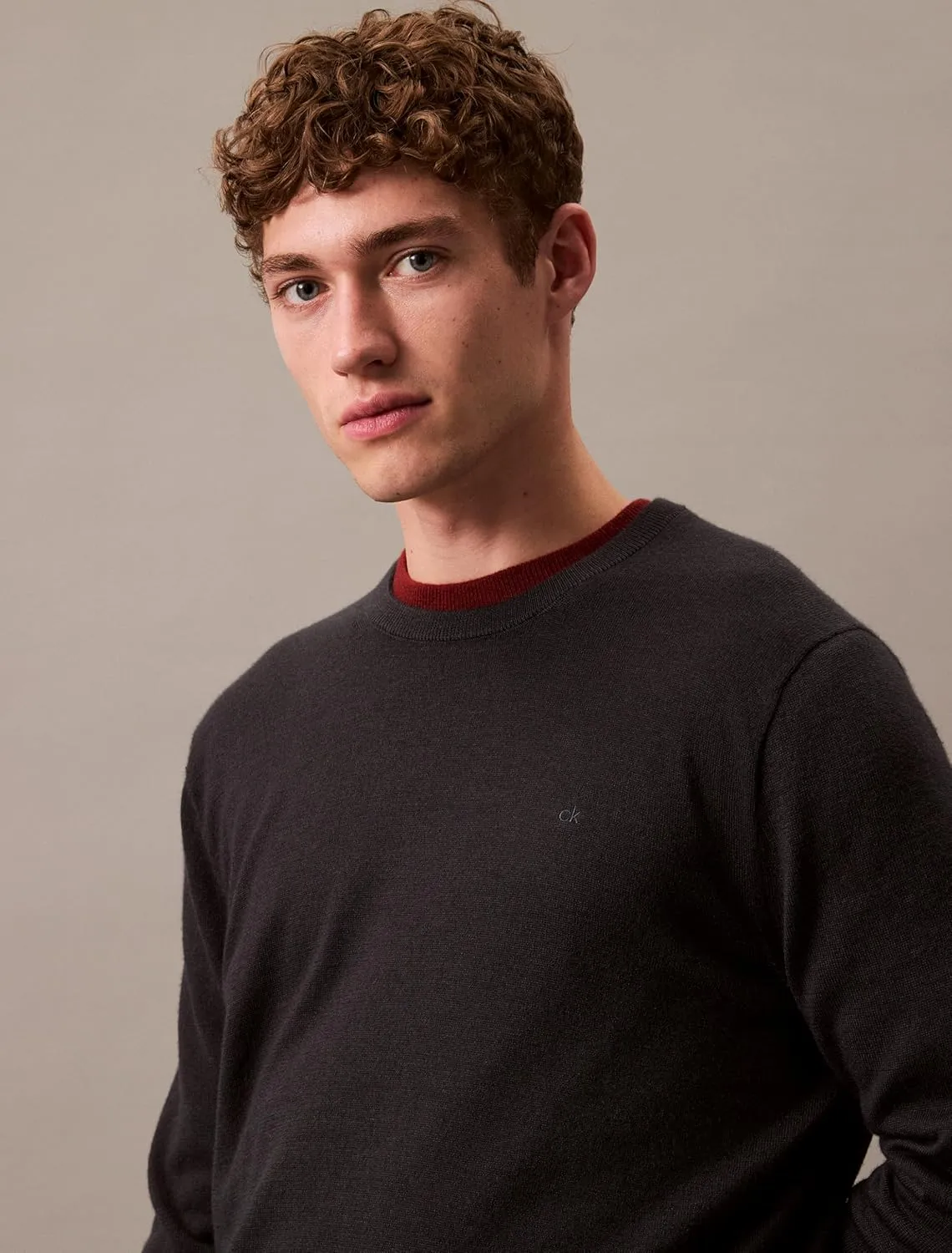 Calvin Klein Men's Extra Fine Merino Wool Sweater
