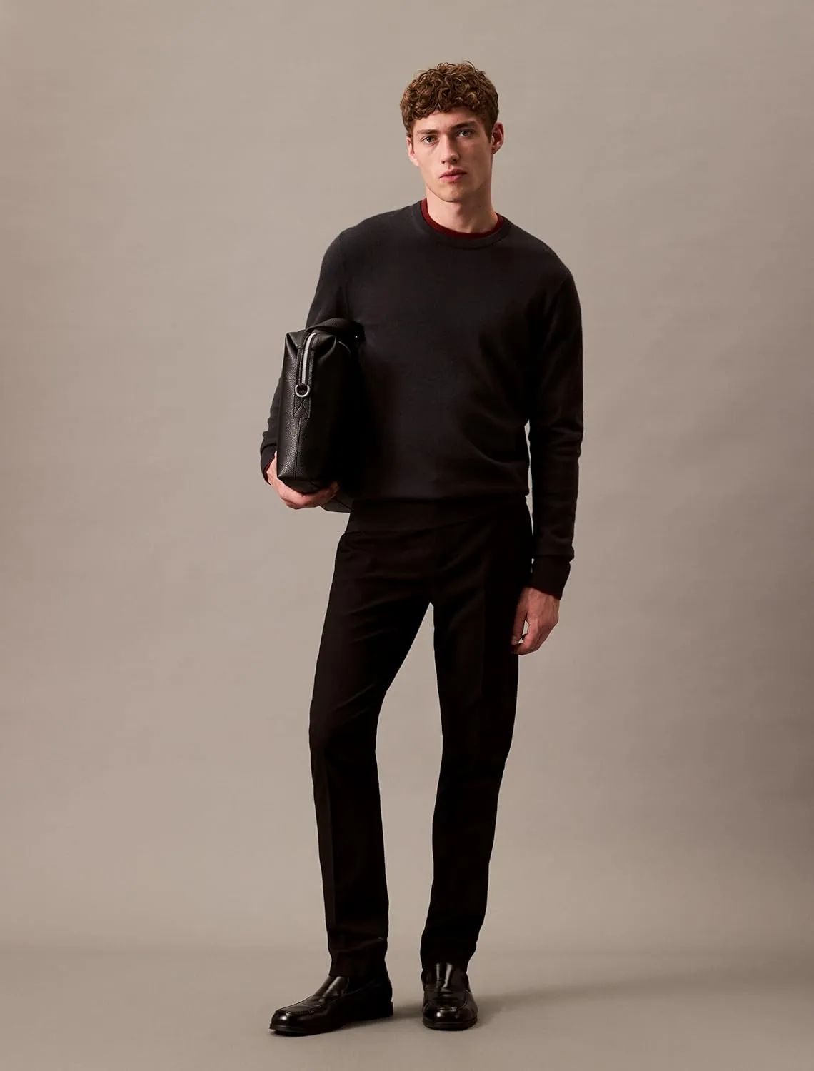 Calvin Klein Men's Extra Fine Merino Wool Sweater