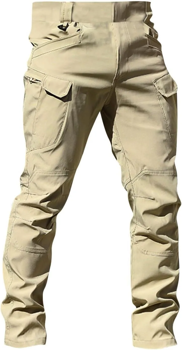 Cargo Pants Men Ripstop Classic Regular Hunting Work Pants Stretch Outdoor Resistant Travel Windproof Hiking Pants