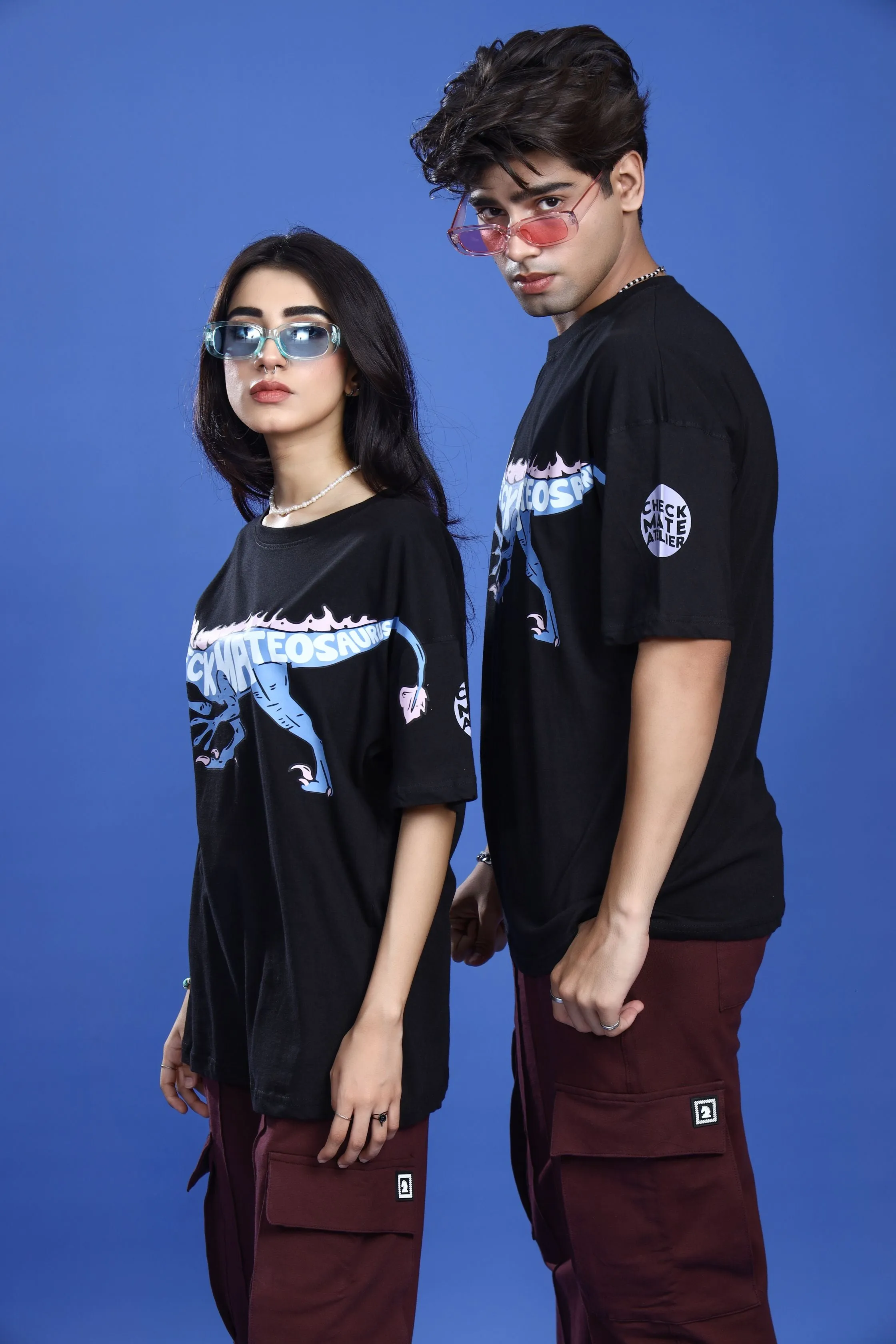 CHECKMATEAURUS OVERSIZED T-SHIRT