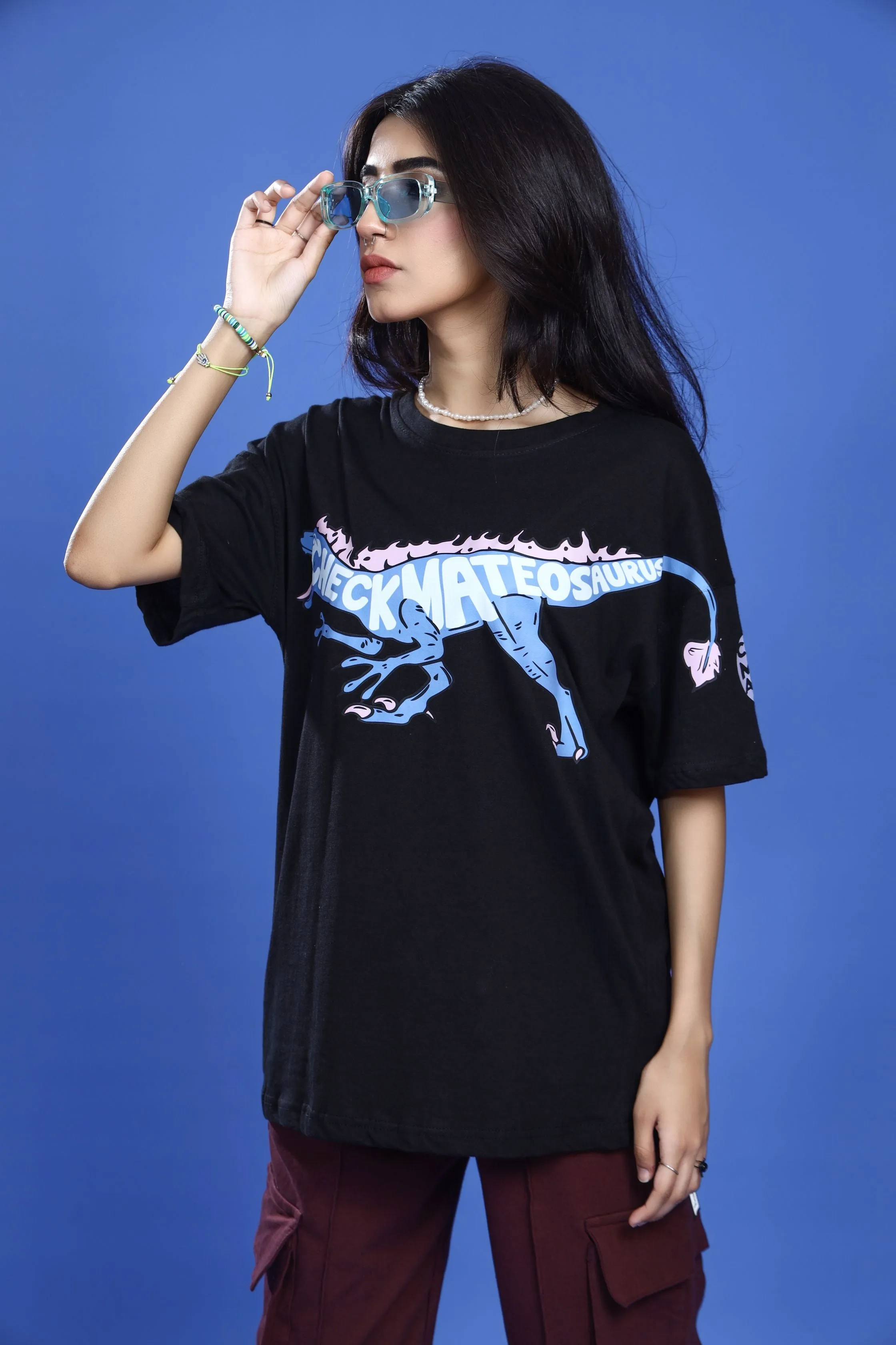 CHECKMATEAURUS OVERSIZED T-SHIRT
