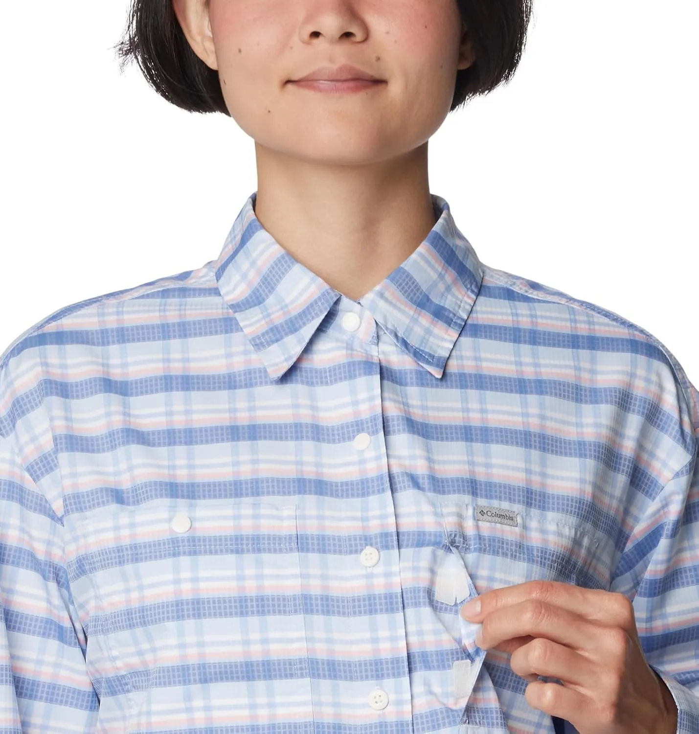 Columbia Women's Silver Ridge Utility Patterned Long Sleeve Shirt