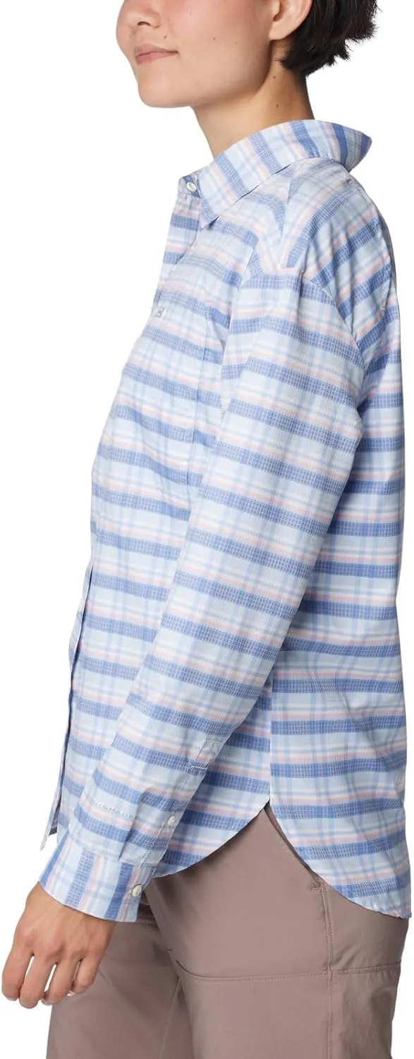 Columbia Women's Silver Ridge Utility Patterned Long Sleeve Shirt