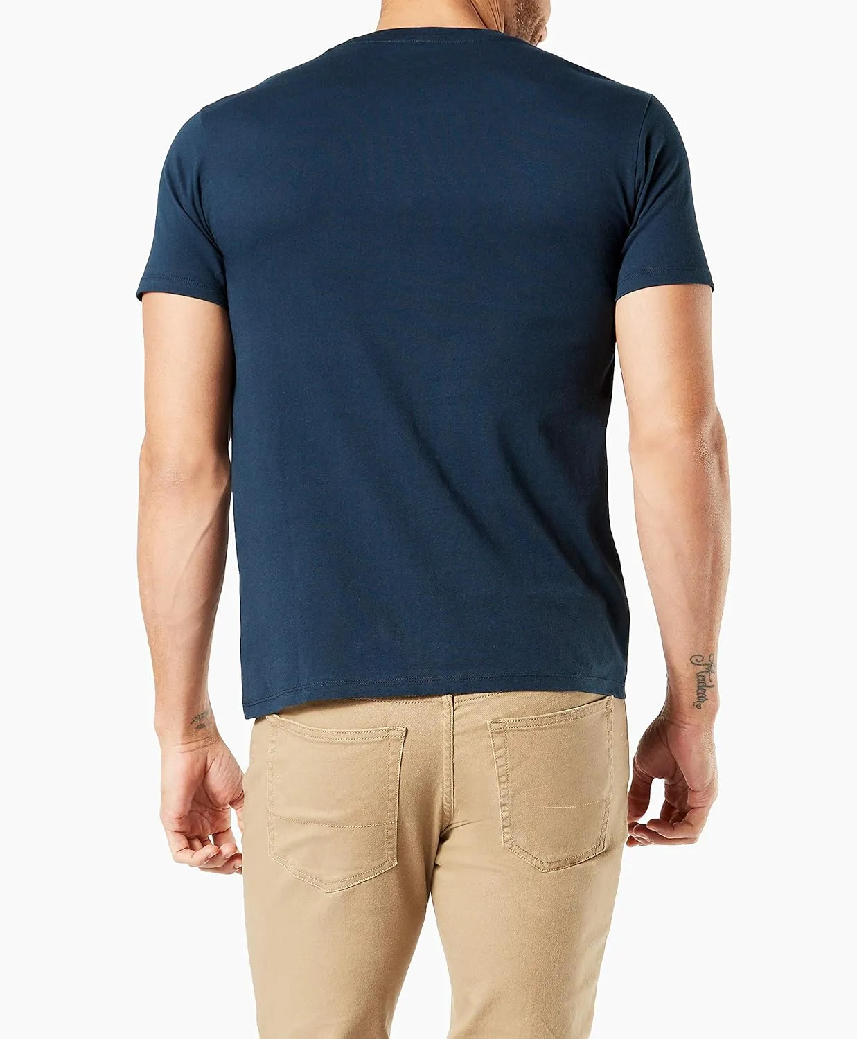 Dockers Men's Slim Fit Short Sleeve Graphic Tee Shirt-Legacy (Standard and Big & Tall)