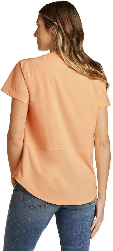 Eddie Bauer Women's Departure Short-Sleeve Pocket T-Shirt