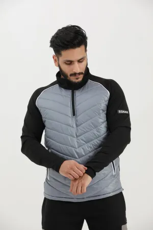 EGNAR ACTIVE GYM QUILTED 1/4 ZIP TOP