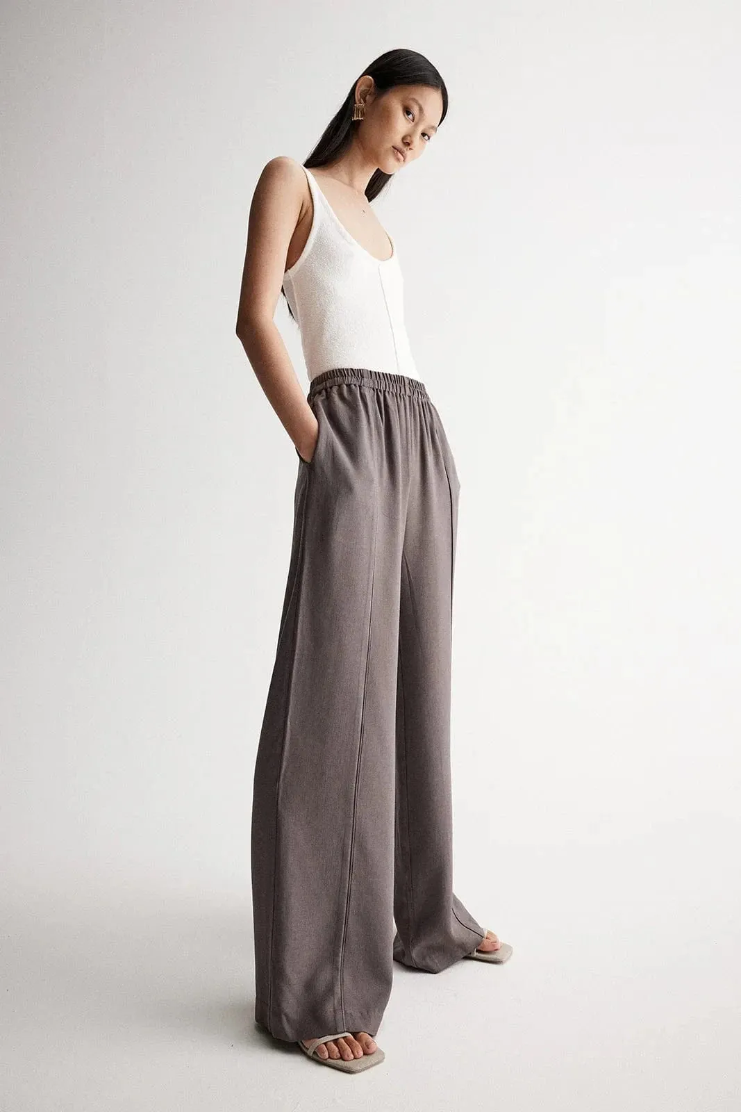 Elka Collective | Cecile Pant - Mocha
