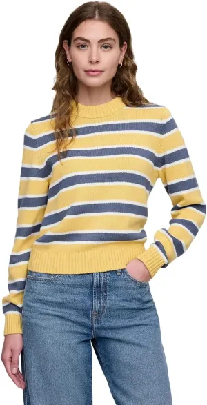 GAP Women's High Neck Cotton Crew Sweater