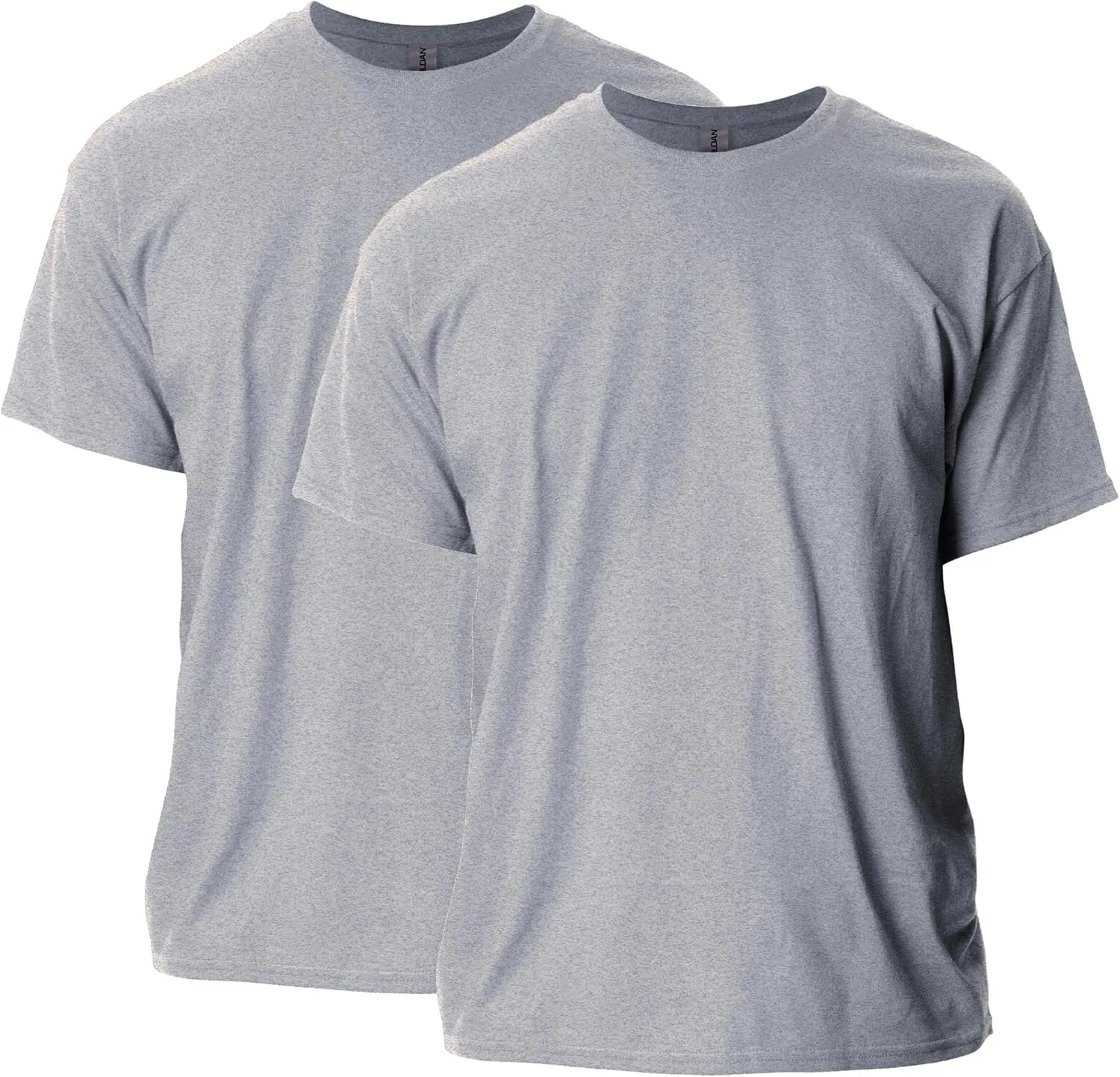 Gildan Adult Ultra Cotton T-Shirt, Style G2000, Multipack, Sport Grey (2-Pack), Medium
