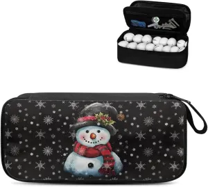 Golf Ball Bag Pouch, Golf Essentials Accessory Bag, Golf Valuables Pouch Golf Gifts for Men Golf Accessories Case Bag