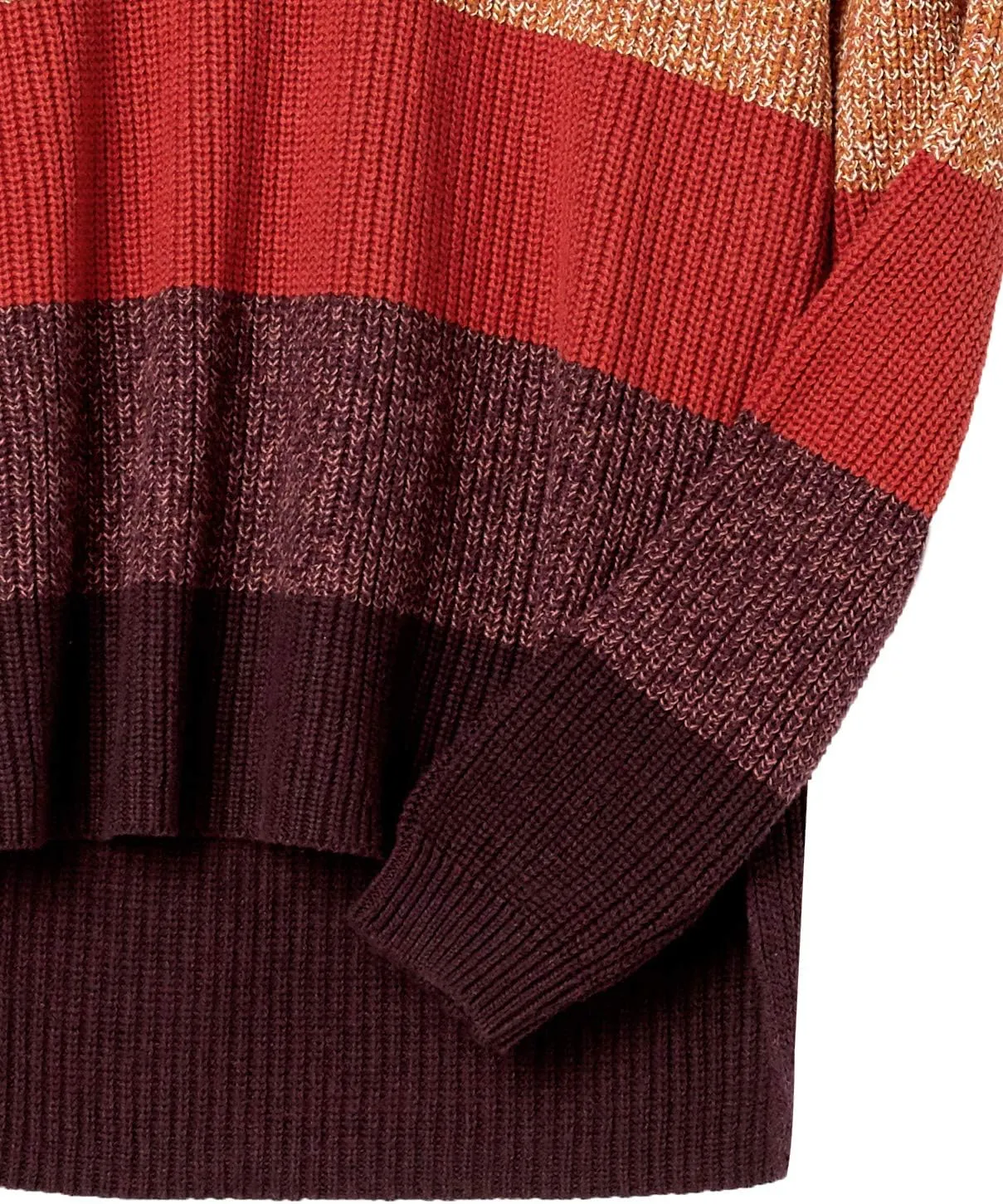 Goodthreads Women's Cotton Shaker Stitch Crewneck Sweater