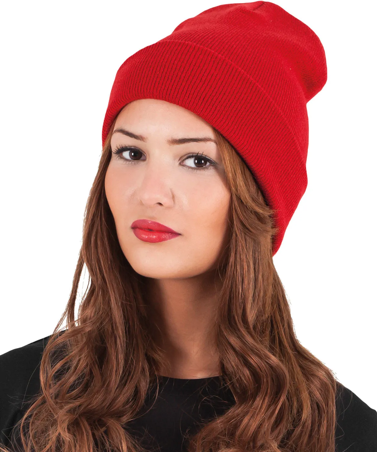 Heavyweight long beanie (1501KC) | Olive