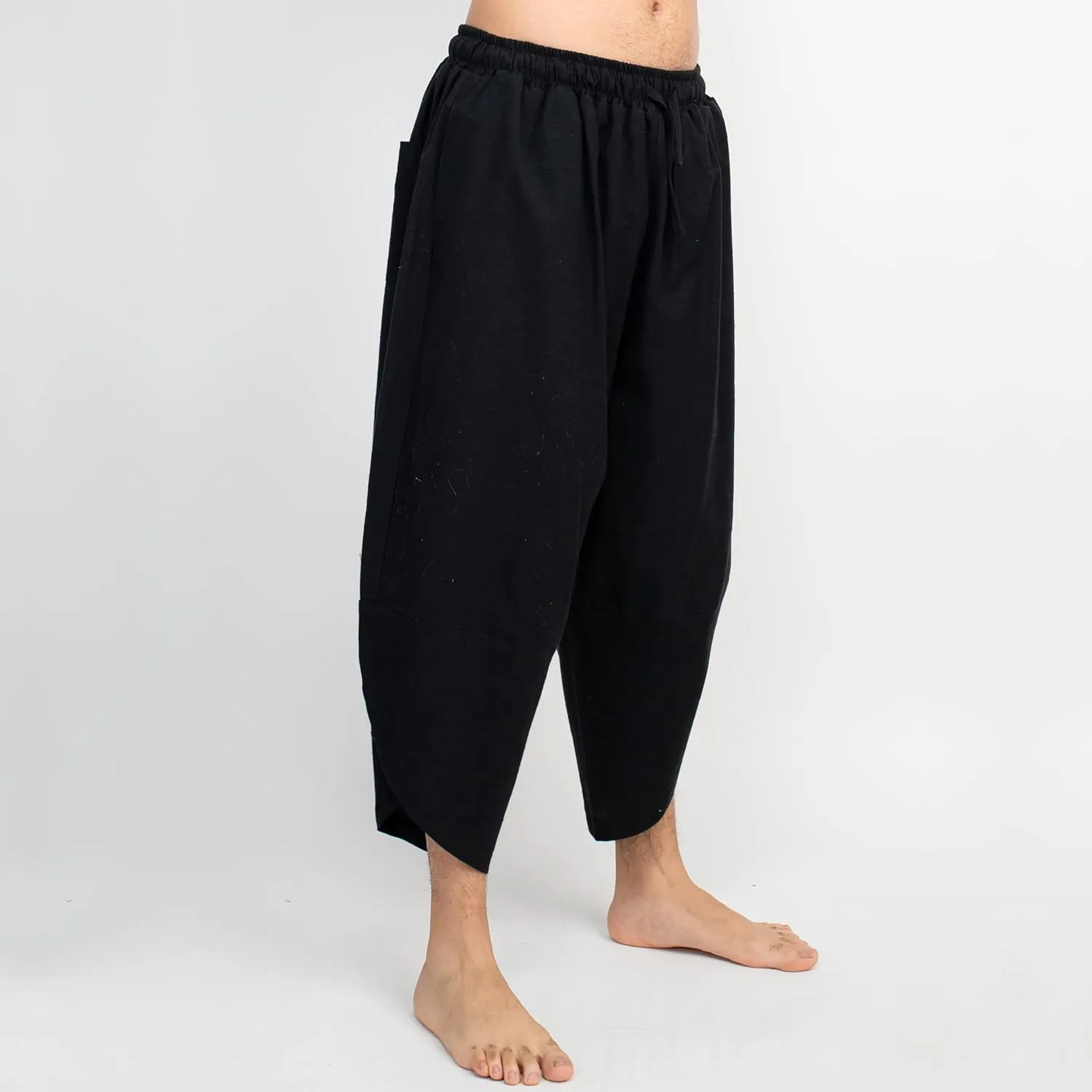 Homespun Cotton Harem Pants
