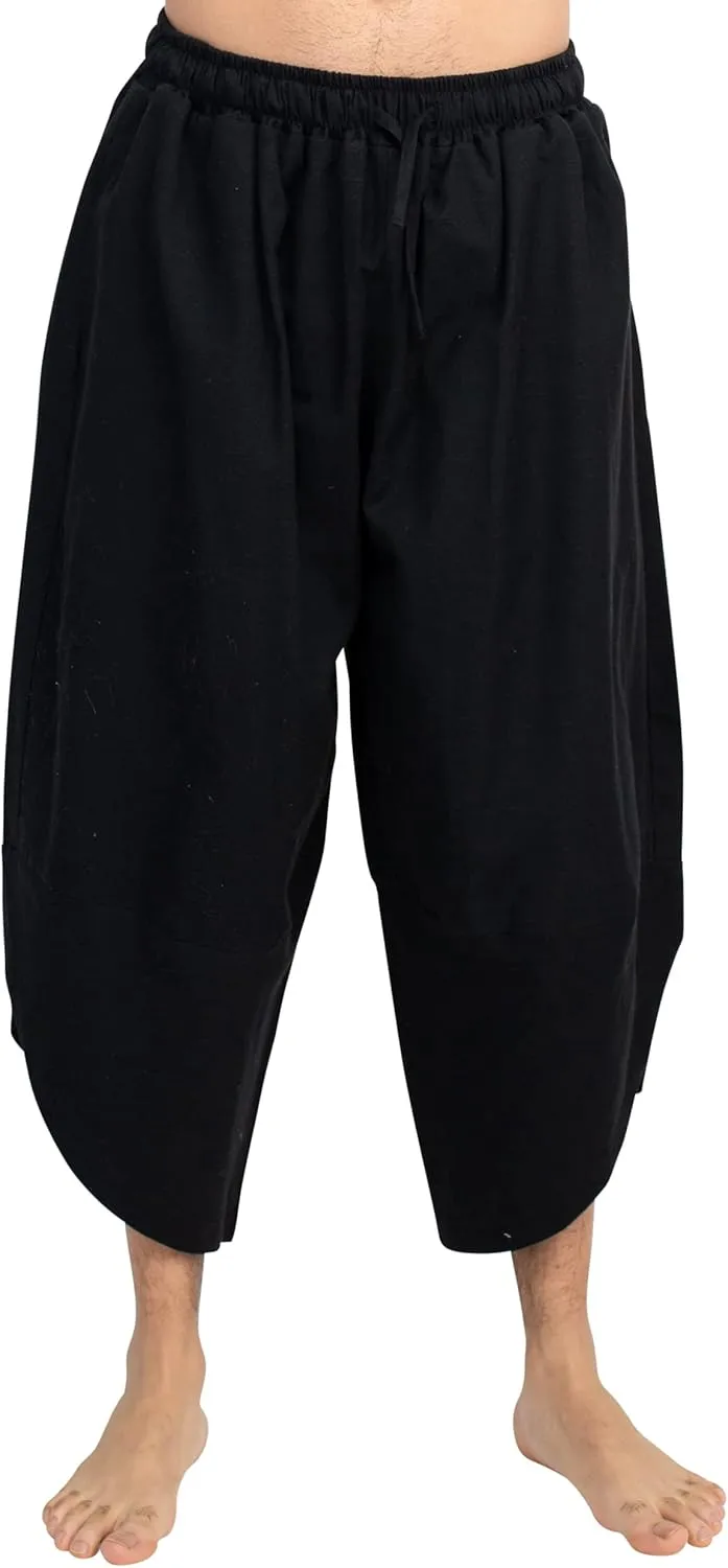 Homespun Cotton Harem Pants