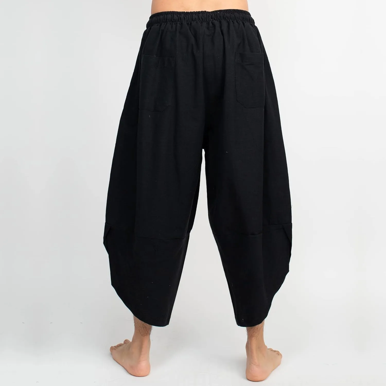 Homespun Cotton Harem Pants