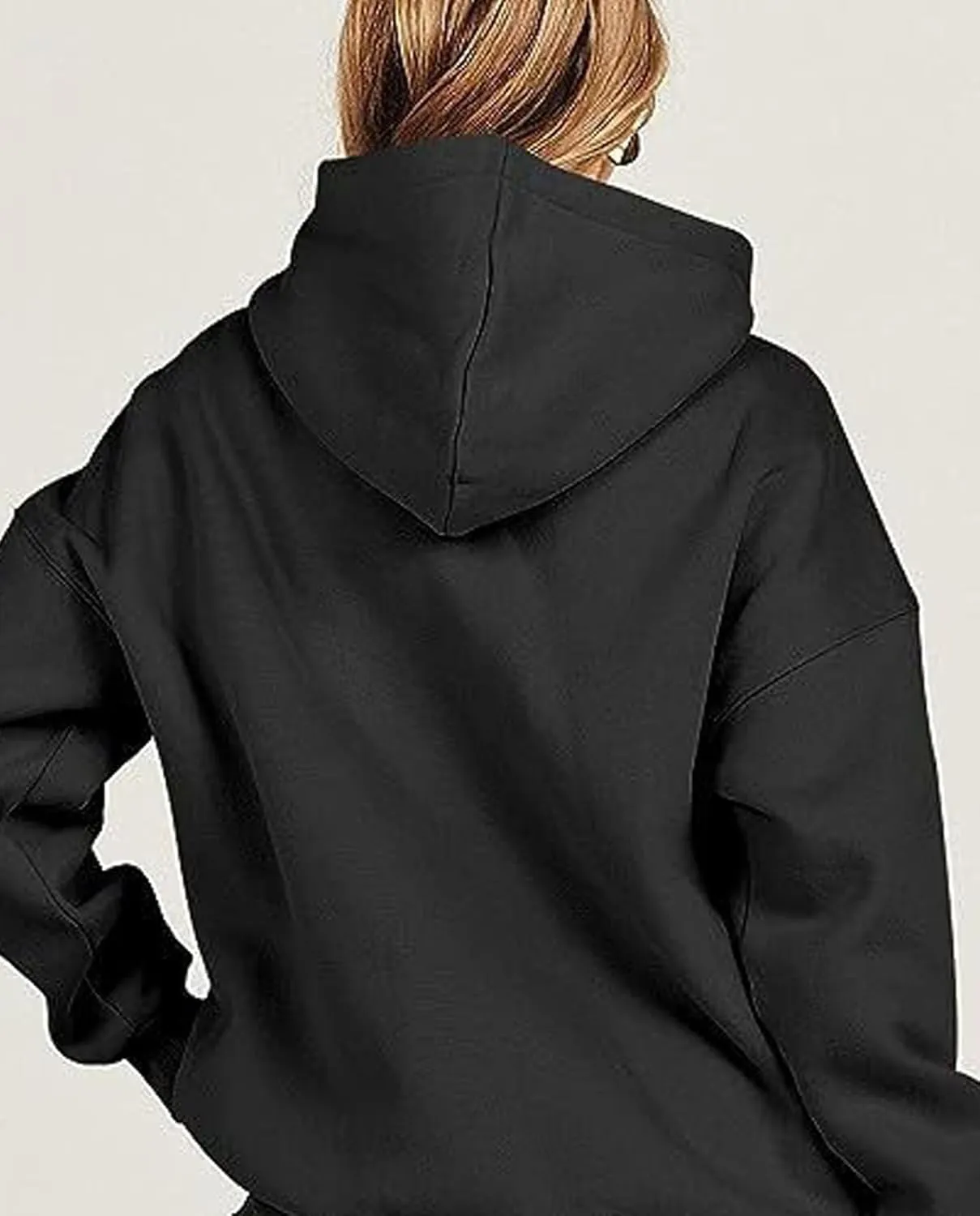 Hoodies for Women Oversized Fleece Tops Pullover Sweatshirts Casual Fall Long Sleeve Sweaters with Pockets