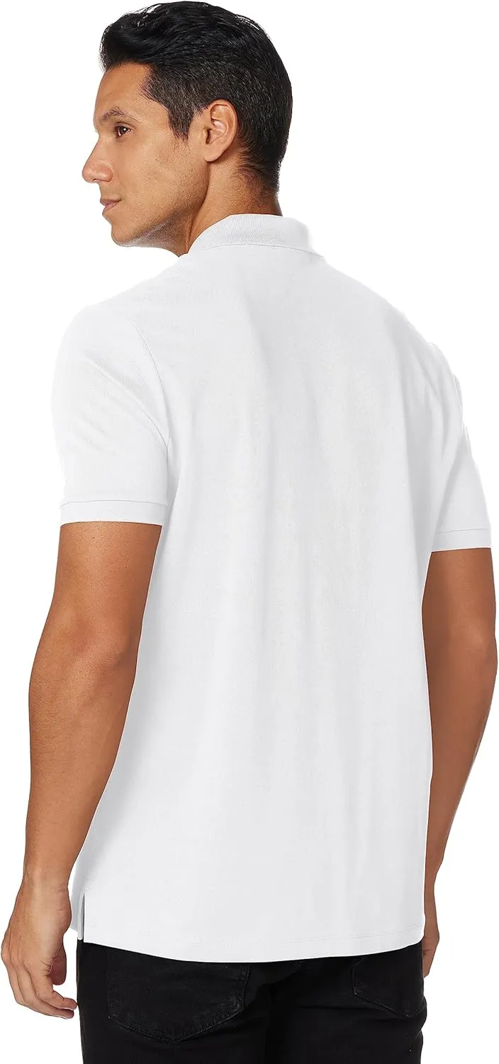 HUGO Men's Regular Fit Logo Short Sleeve Polo Shirt