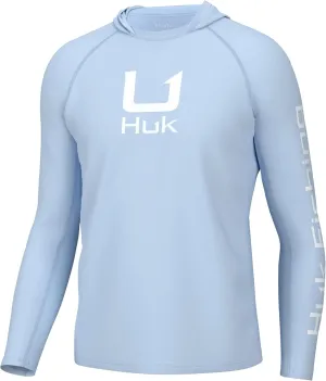 HUK Men's Icon Hoodie, Fishing Shirt with Sun Protection